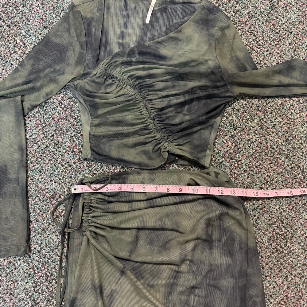 Free People Supernova Set-Army Green/Black Combo Size Small - Picture 9 of 15